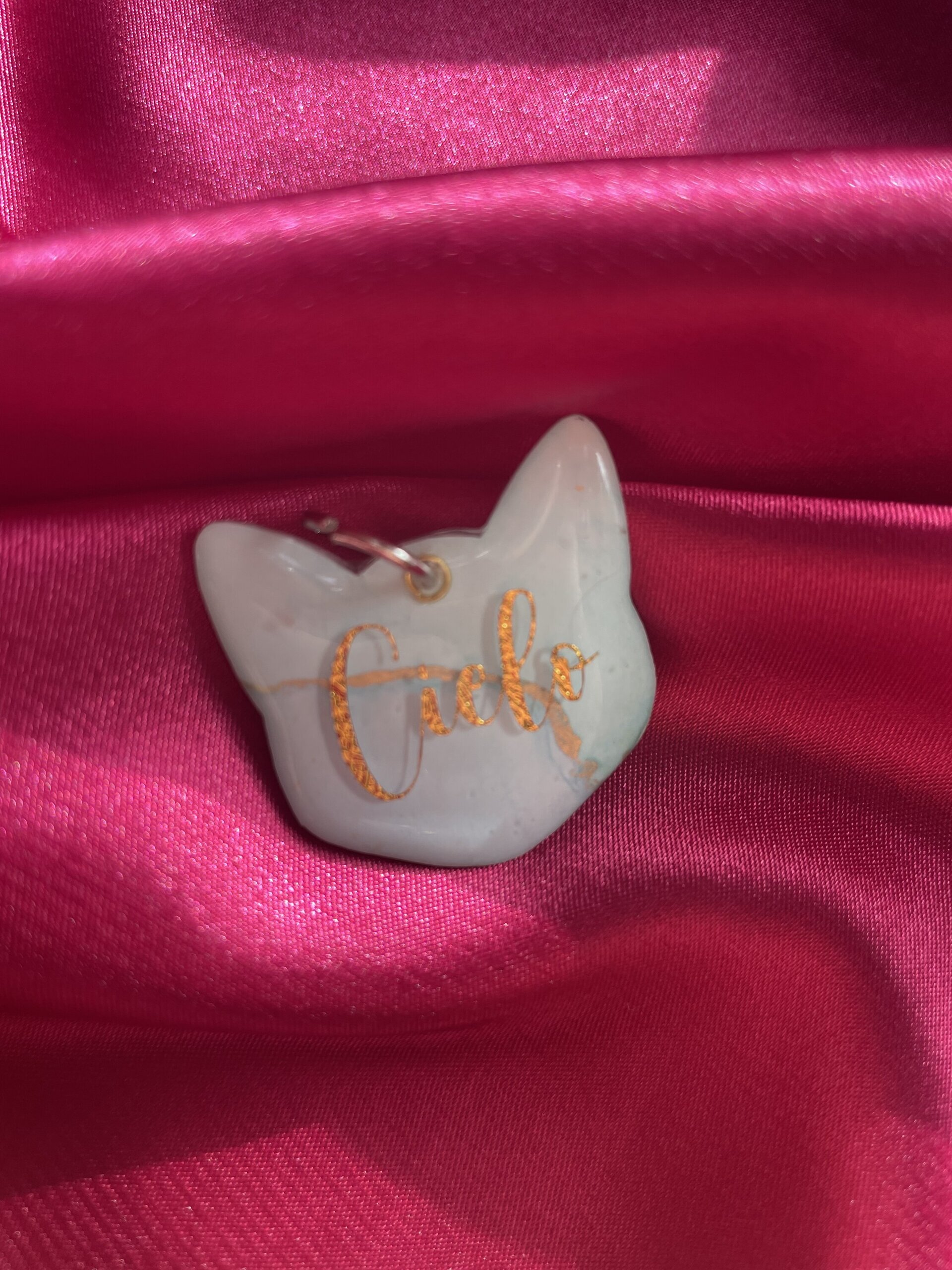 Chapa gatito con número - 7